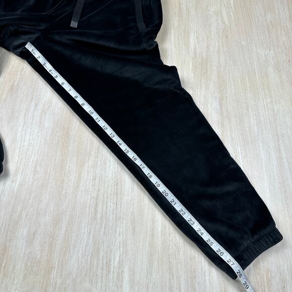 Athleta Black Cozy Karma Recover Jogger Y2K Velvety Lounge Pull On Pants Large - Picture 8 of 16